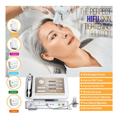 Многофункциональная машина морщинки 8D 3D 4D 7D HIFU анти- с двойной ручкой