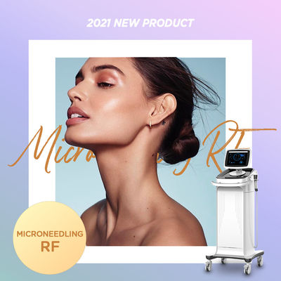 Белая неподвижная машина подмолаживания кожи/частичная машина RF Microneedle